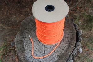 Safety Orange 7 strand Paracord  50ft