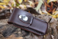 Leather case for Larger folding knife