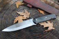 Large Woodcrafter Black Paper Micarta