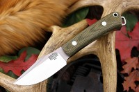 Barkriver Trailmate Green canvas micarta