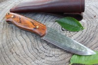 Damascus Trapper Flame Cocobolo SOLD!!!