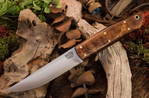 Barkriver Puukko 3V Dark Curly Maple #1