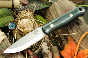Barkriver Bushcrafter 3V Forest green G10 Brass Pins