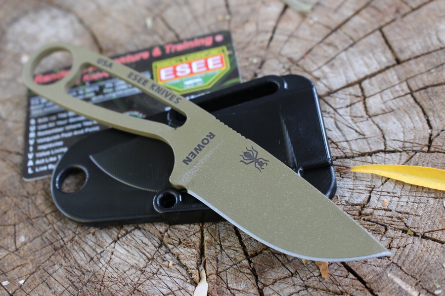 ESEE Knives Dark Earth Izula with sheath photo