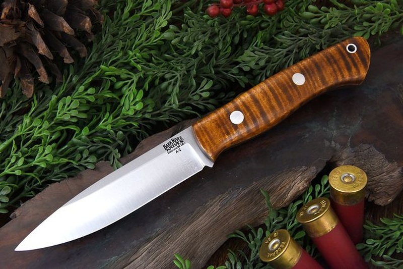 Barkriver Knives Aurora Dark Curly Maple photo
