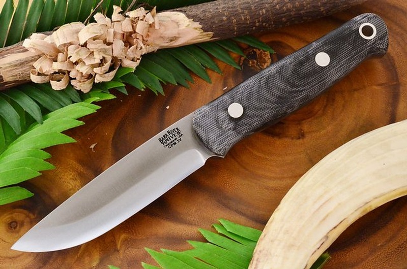 Barkriver Knives Bushcrafter 2 Black Canvas Matte photo