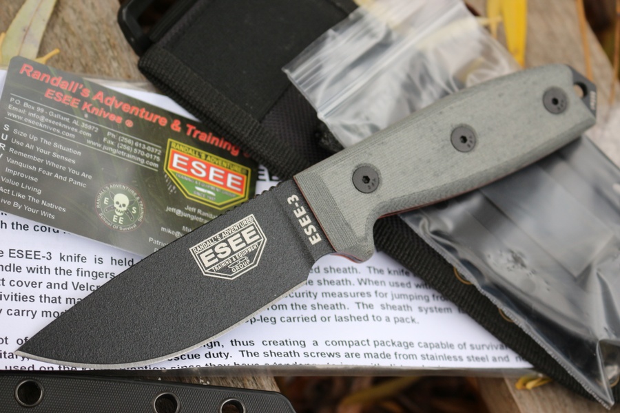 ESEE Knives 3P MB Black blade (MIL version) photo