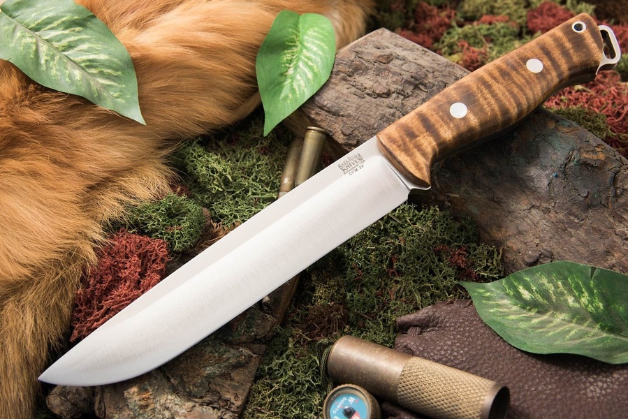 Barkriver Bravo-2 3V Dark Curly maple Rampless photo