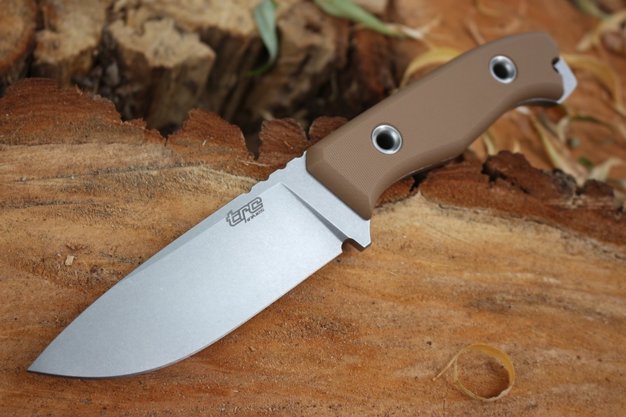 TRC Knives TR 13 Elmax Coyote G10 Stonewash photo