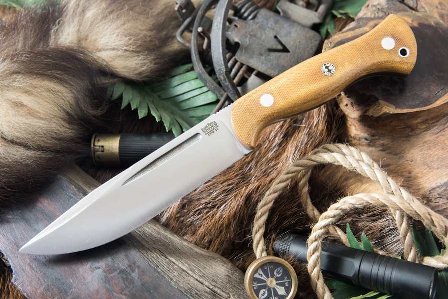 Barkriver CUB 3V Natural Canvas Micarta photo