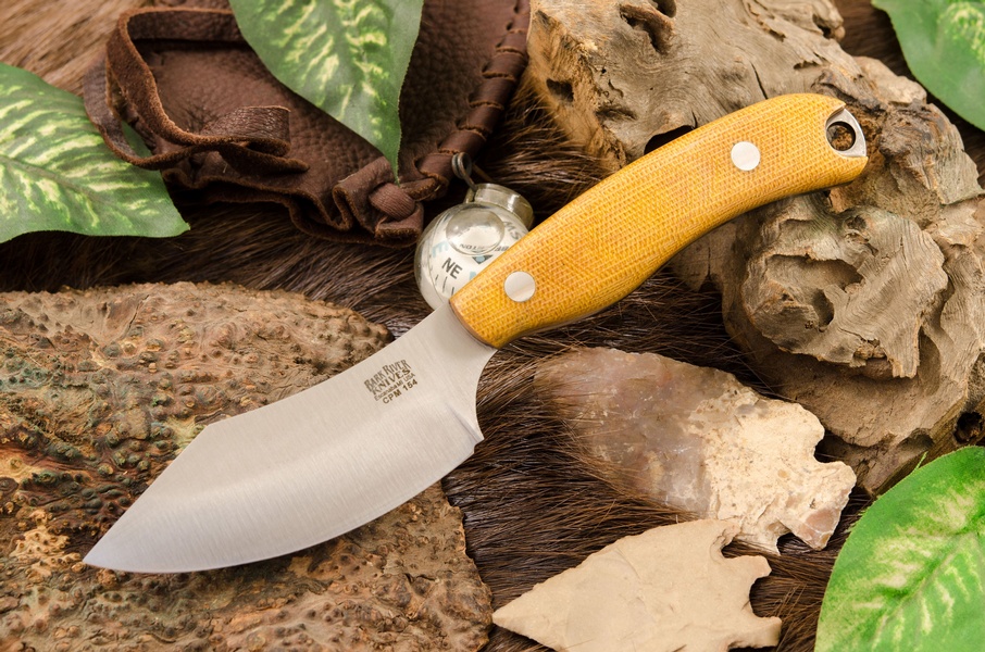 Barkriver JX6 CPM 154 Natural Canvas micarta photo