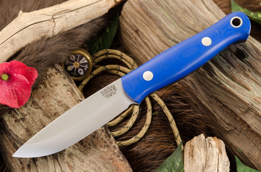 Barkriver Bushcrafter 3V Blue Glow G10 photo