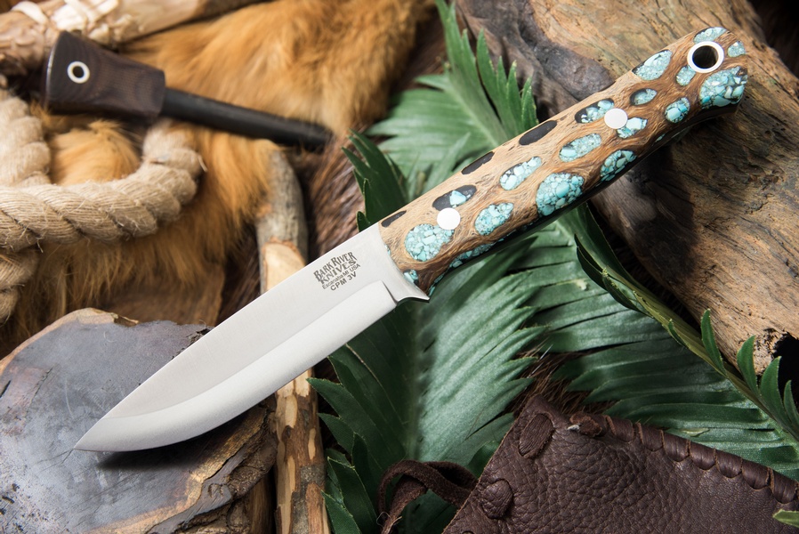 Barkriver Bushcrafter 3V Black Cholla Cactus with Turquoise #1 photo