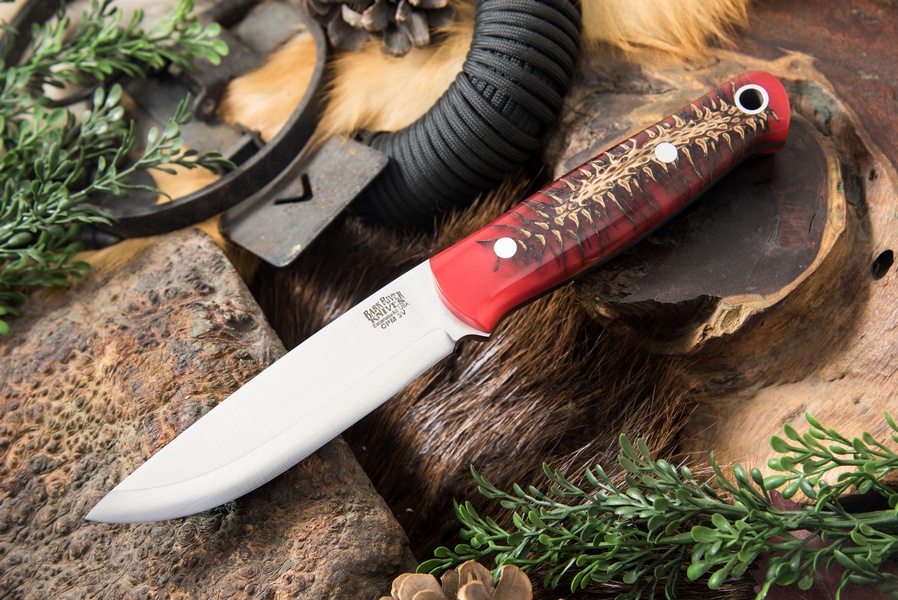 Barkriver Bushcrafter 2 CPM 3V Red Pine Cone #2 photo