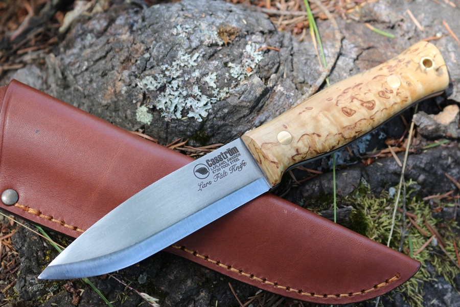 Casstrom Lars Falt Bushcraft Knife K720 Carbon photo