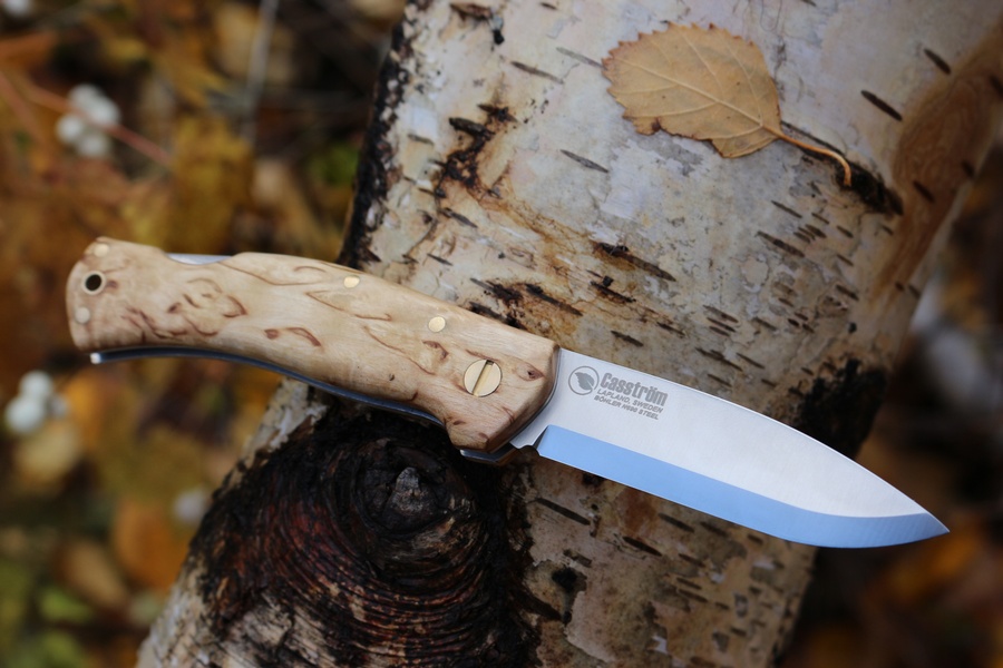 Casstrom lars Falt Lock Back Folder N690 Curly Birch photo