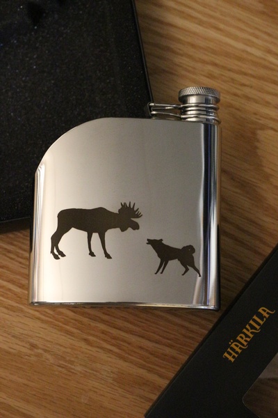Harkila Moose and Dog Hipflask photo