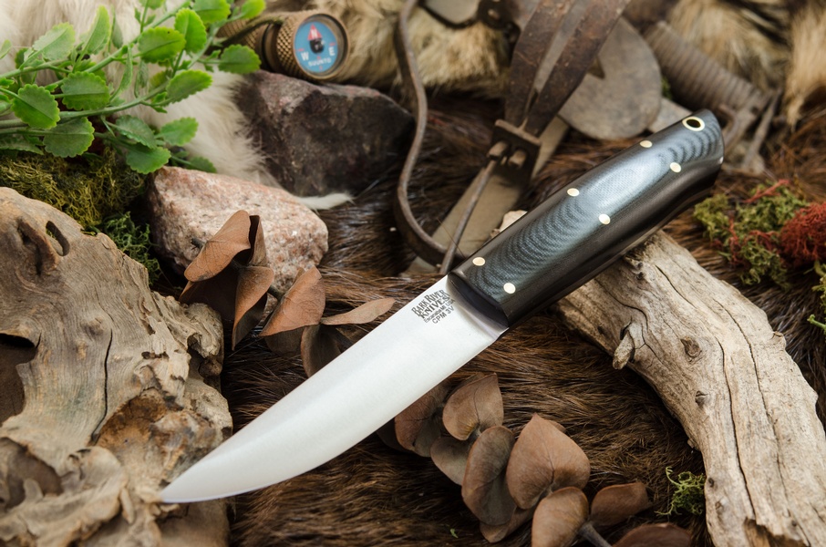 Barkriver Puukko 3V Black Canvas photo