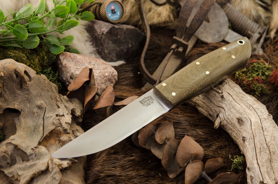 Barkriver Puukko 3V Green Canvas photo