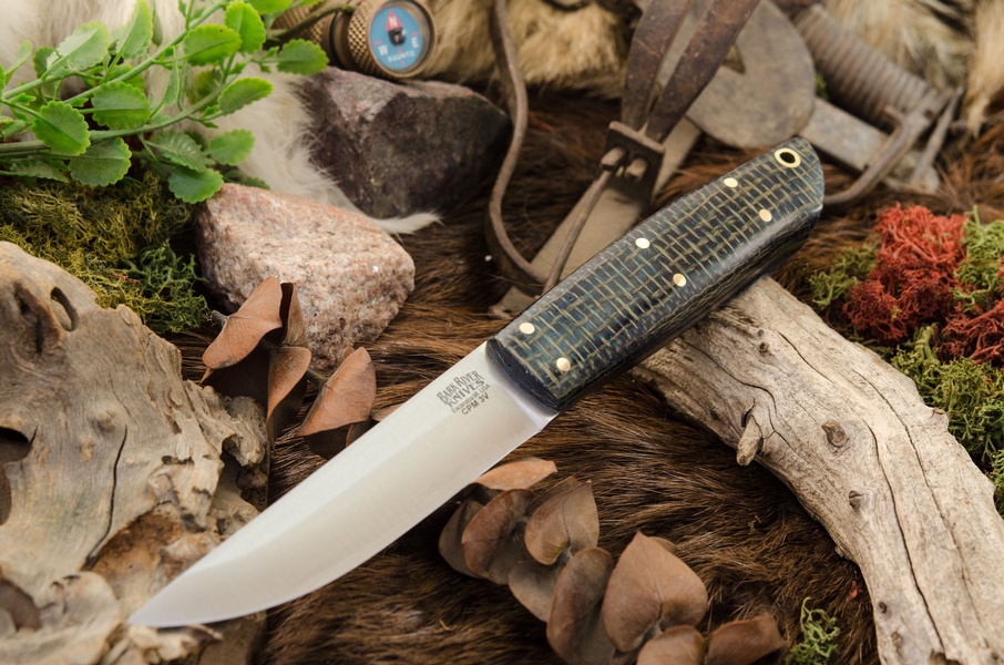 Barkriver Puukko 3V Turquoise Burlap photo
