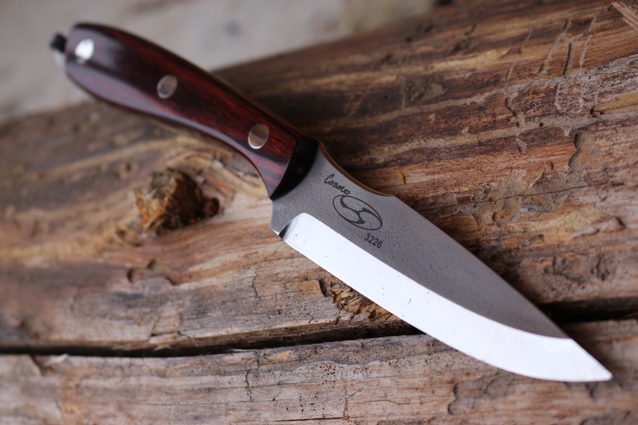Cosmo Utility Bushcraft Knife S35VN Rosewood photo