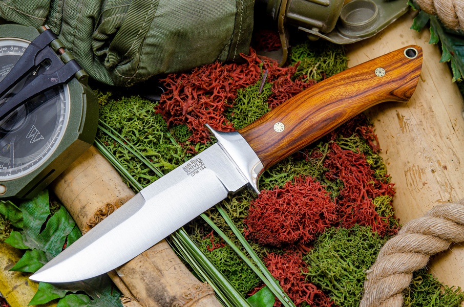 Barkriver Chute Knife CPM 154 Desert Ironwood Mosaics #1 photo