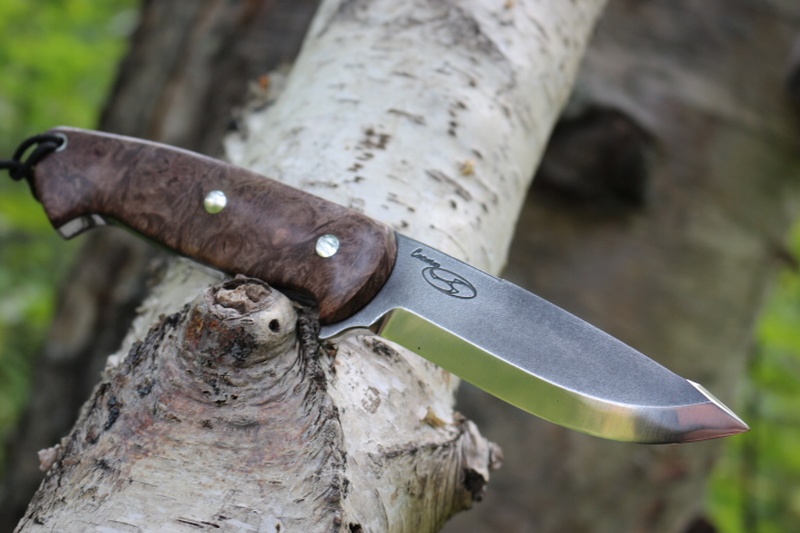 Cosmo Bushcraft 154CM in Maple Burl #1 photo