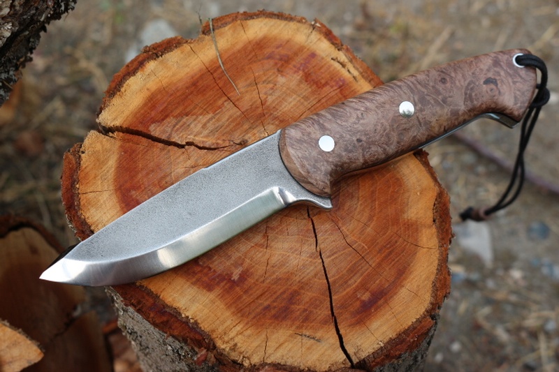 Cosmo Bushcraft 154CM in Maple Burl #3 photo