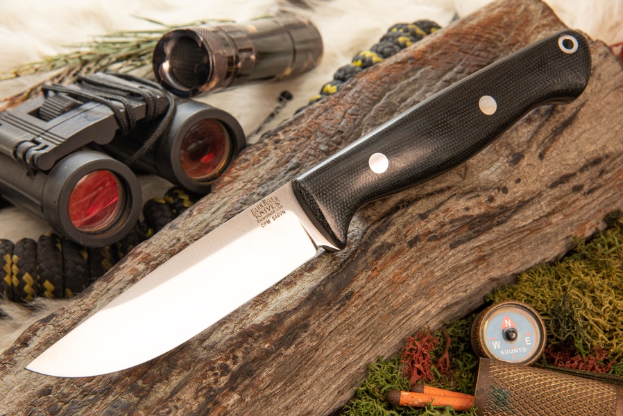 Barkriver Gunny CPM S45VN Black Canvas Rampless photo