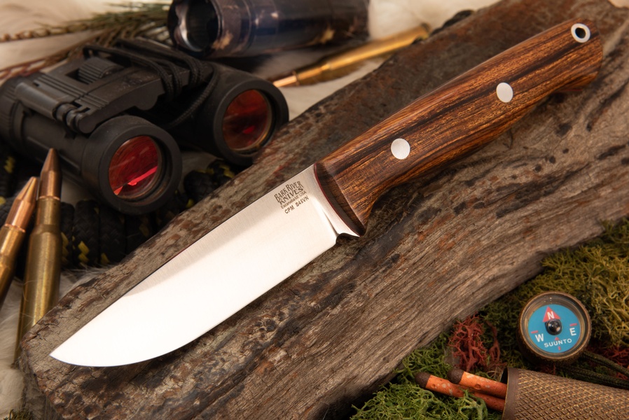 Barkriver Gunny CPM S45VN Desert Ironwood Red Liner Rampless #1 photo