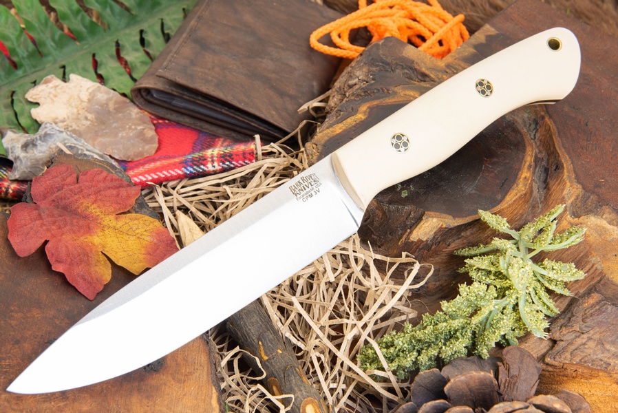 Barkriver Aurora 2 3V Bone White Micarta Mosaics photo
