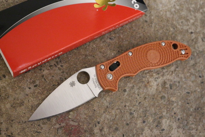 Spyderco Manix 2 FRN REX 45 Sprint Run photo