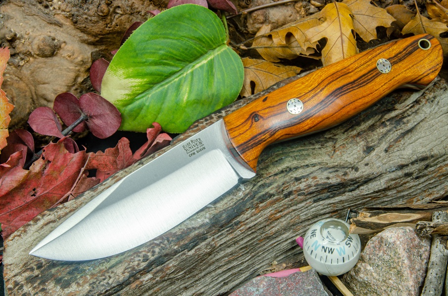 Barkriver North Country EDC 2 S45VN Desert ironwood Red Liner Mosaics #1 photo