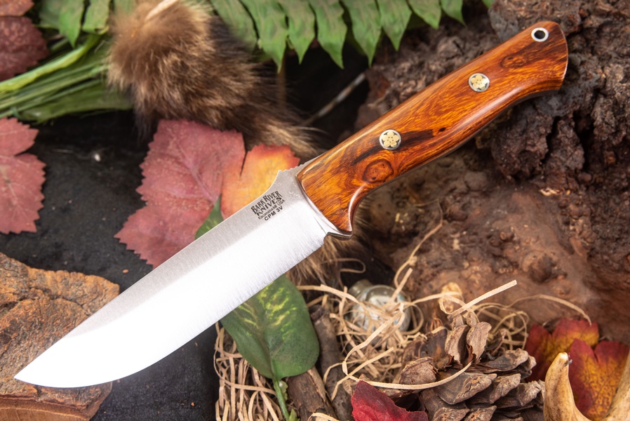 Barkriver knives Bravo 1.25 LT 3V Desert Ironwood Mosaics Ramped #1 photo
