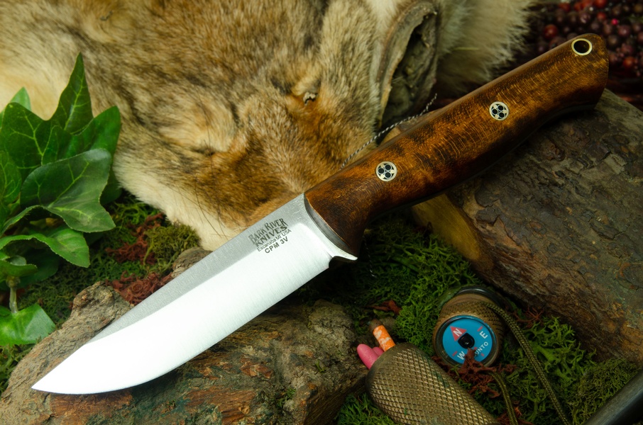 Barkriver Gunny Hunter LT 3V Dark Curly Maple Black Liner Mosaic #1 photo