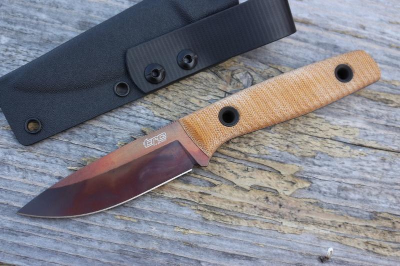TRC Knives Classic Freedom APOC Finish Natural Canvas Pre order photo
