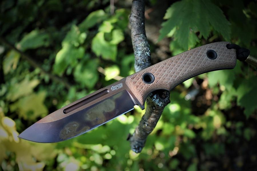 TRC Knives K1S Elmax Natural Micarta Apocalypse #1022 photo