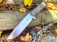 MS Knives Shark ELMAX Black Canvas Micarta Pre order in 14 days Photo