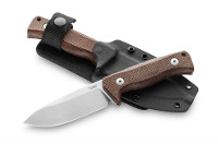 Lionsteel T4 Satin 3V Burlap Micarta Natural Pre Order Photo