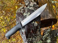 Peltonen M95 Ranger Puukko Black N690 with Leather Sheath Photo